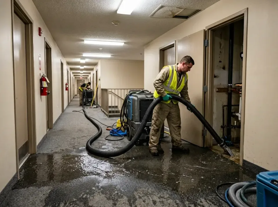 multi-unit-apartment-hallway-f-005 — frequently asked questions, Emergency Burst Pipe Water Extraction & Removal in Clare, MI